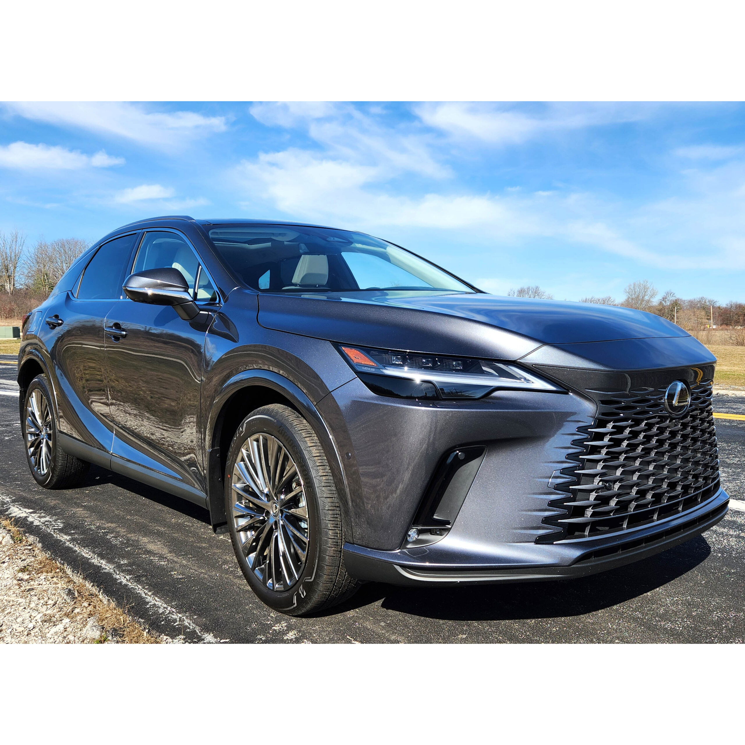 Used Lexus RX500H F-SPORT-3 2.4L Turbo 2024 Model Year AWD SUV US Import Left Hand Drive Panoramic Sunroof 360 Rear Camera